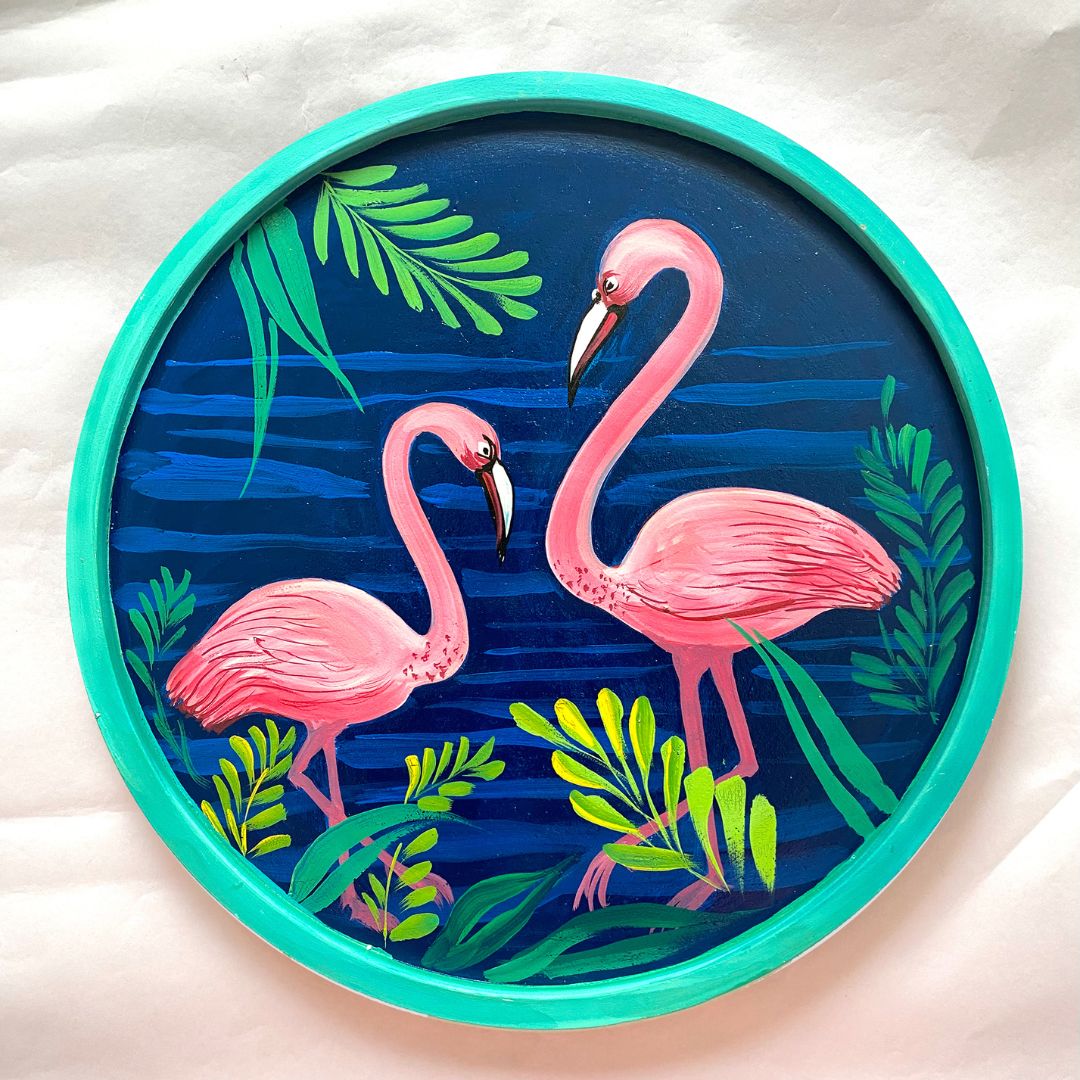 Online Hand Painted Wall Plate