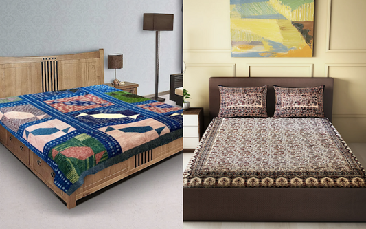 Hand Block Printed Bed Sheets: A Trendy and Eco-Friendly Choice for Your Bedding