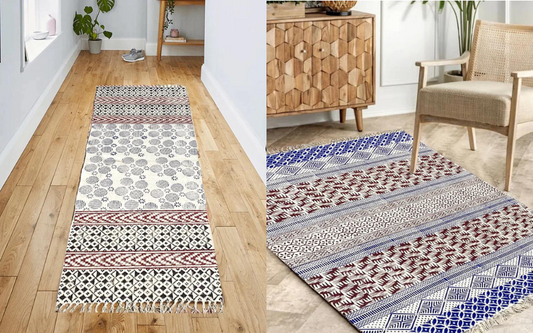 How to Add Hygiene and Style to Your Home with Hand-Block Printed Rugs