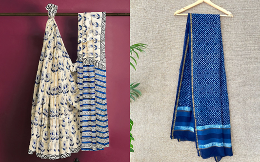 Beat the Heat in Style: Lightweight Cotton Sarees & Stoles for Summer