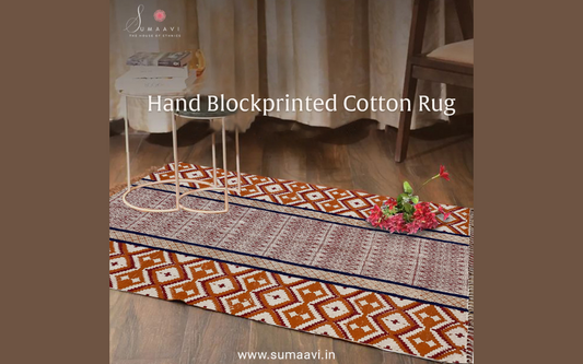 From Rural Artisans to Your Living Space: Sumaavi's Hand-Block Printed Rug Collection