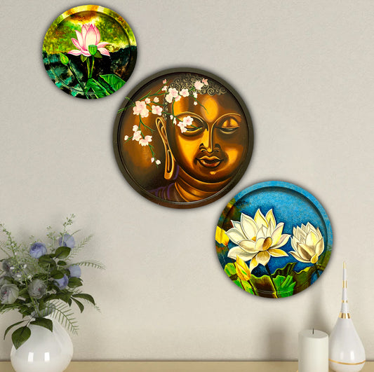 Elevate Your Home with Sumaavi’s Hand-Painted Wooden Wall Plates