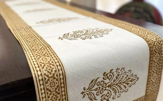 A Touch of Elegance: Enhance Your Table Setting with Sumaavi's Handcrafted Table Runners