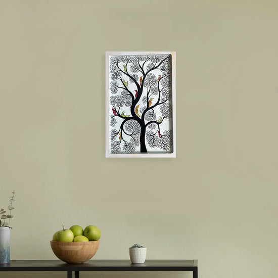 Handpainted Wooden Wall Plate - Tray - Tree of Life