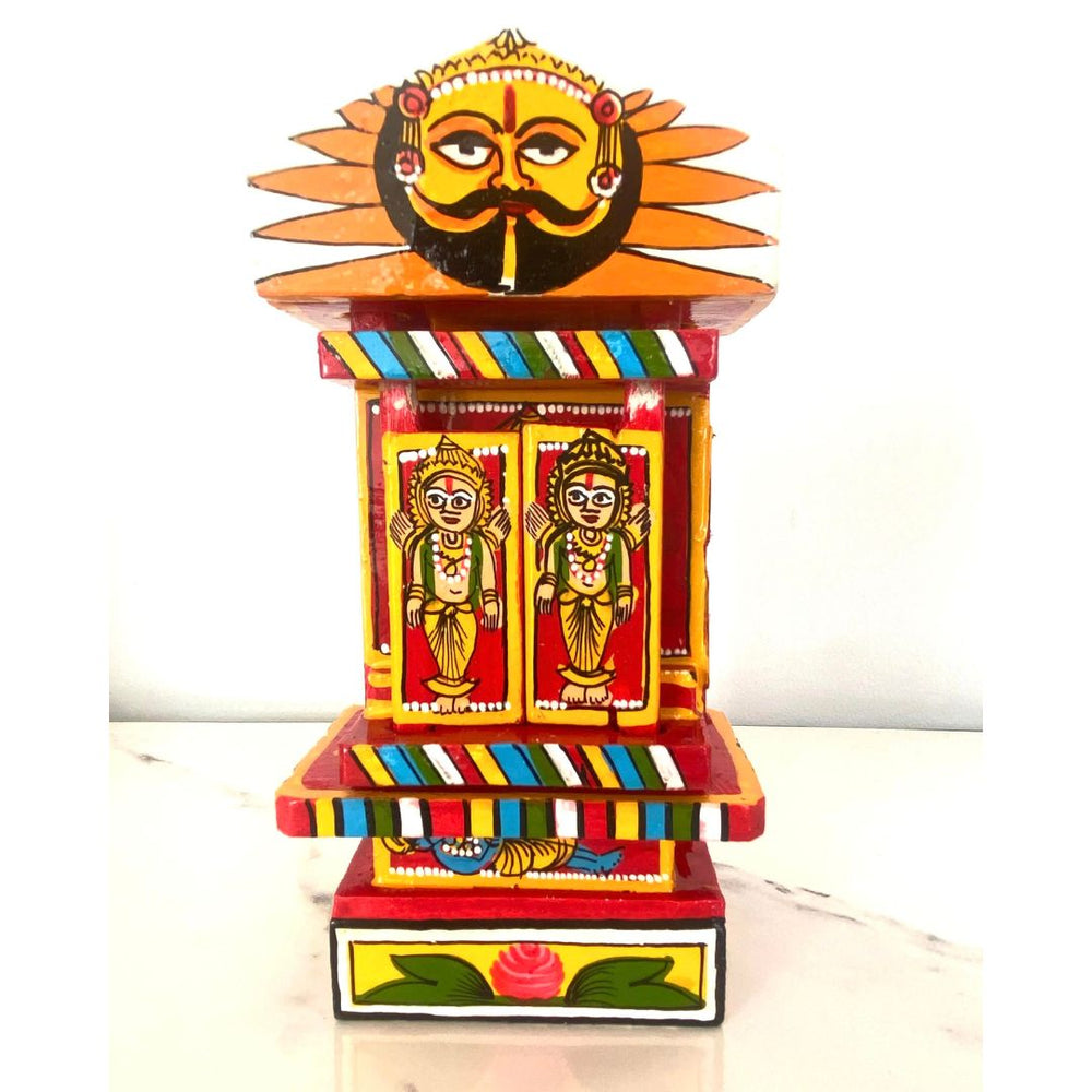 Handcrafted Kaavad: Traditional Storytelling Shrine from Rajasthan