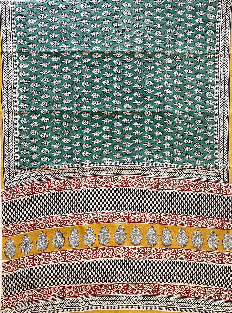 Hand Blockprinted Cotton Saree