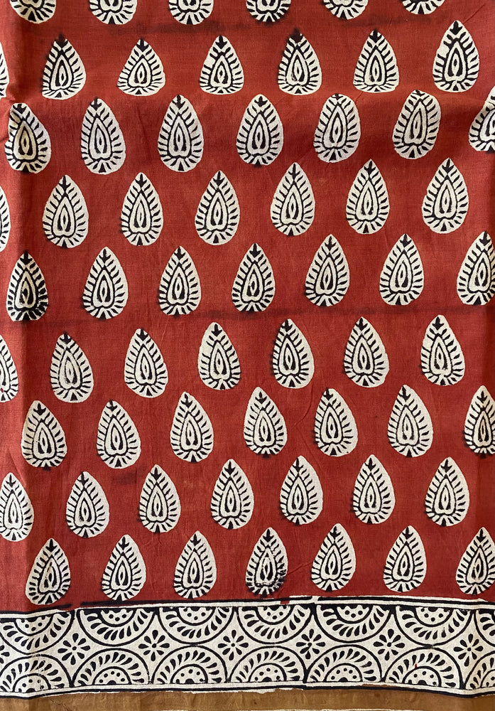 Hand Blockprinted Cotton Saree