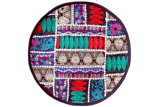 Handcrafted Barmeri Work Embroidery Round Mat