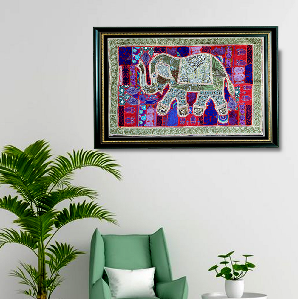 Buy Online Barmeri Work Embroidery Elephant