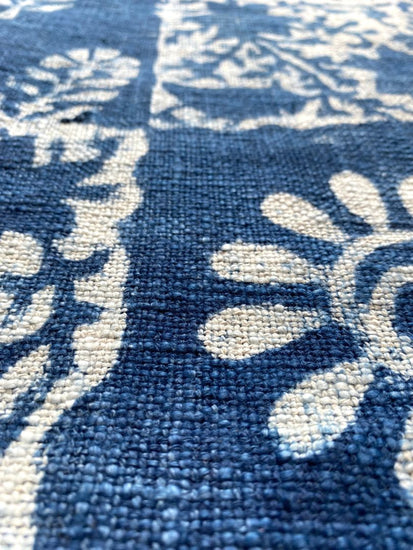 Cotton Sofa Throws-Indigo