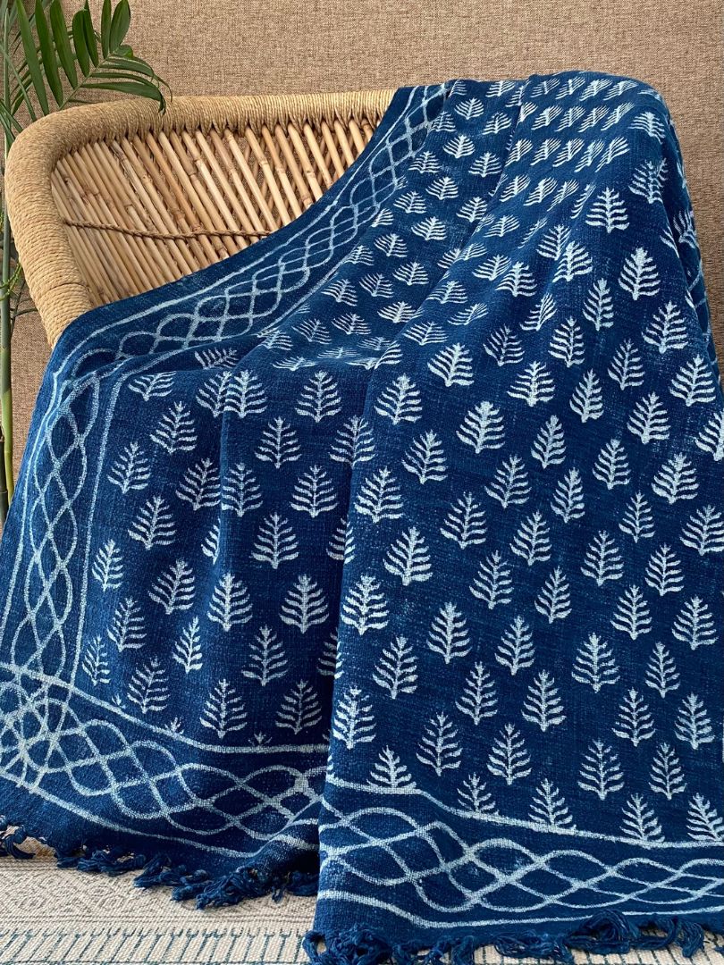 Hand Block Print Throws