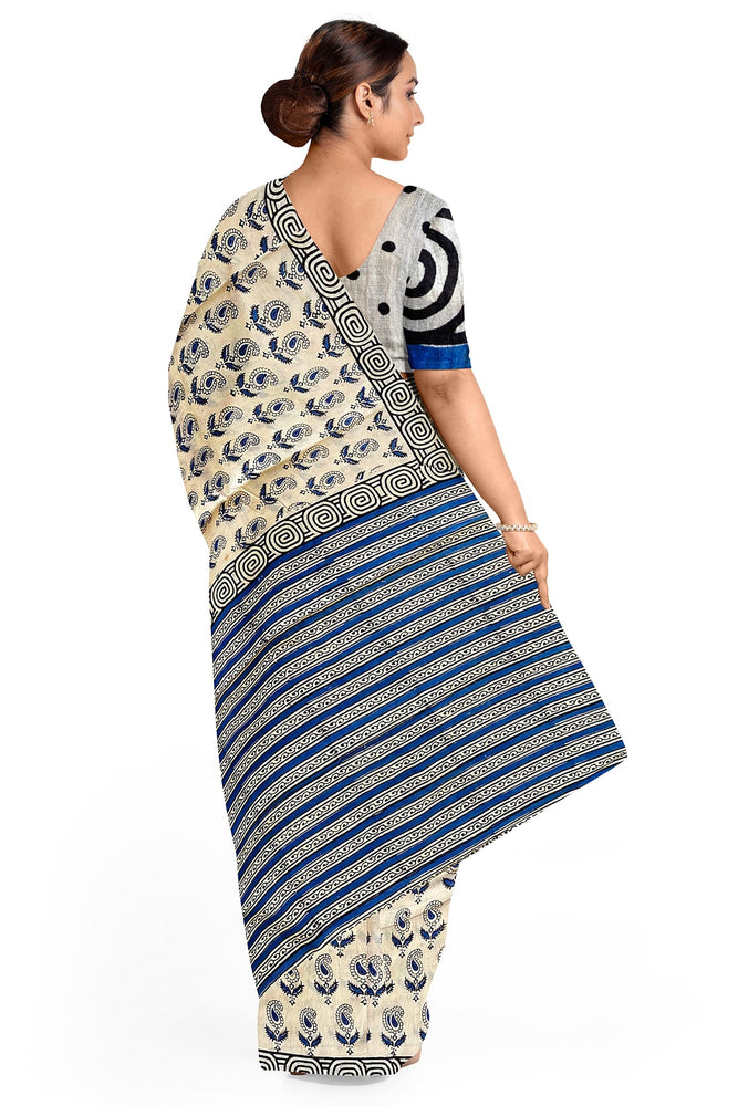 Hand Blockprinted Cotton Saree