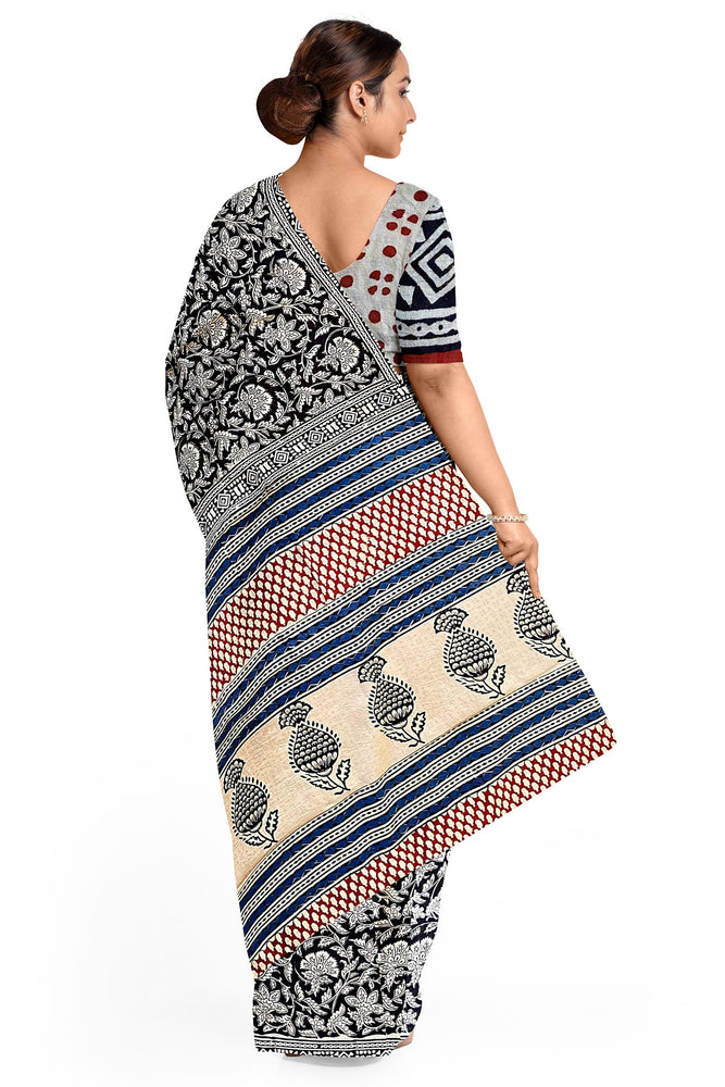 Hand Blockprinted Cotton Saree