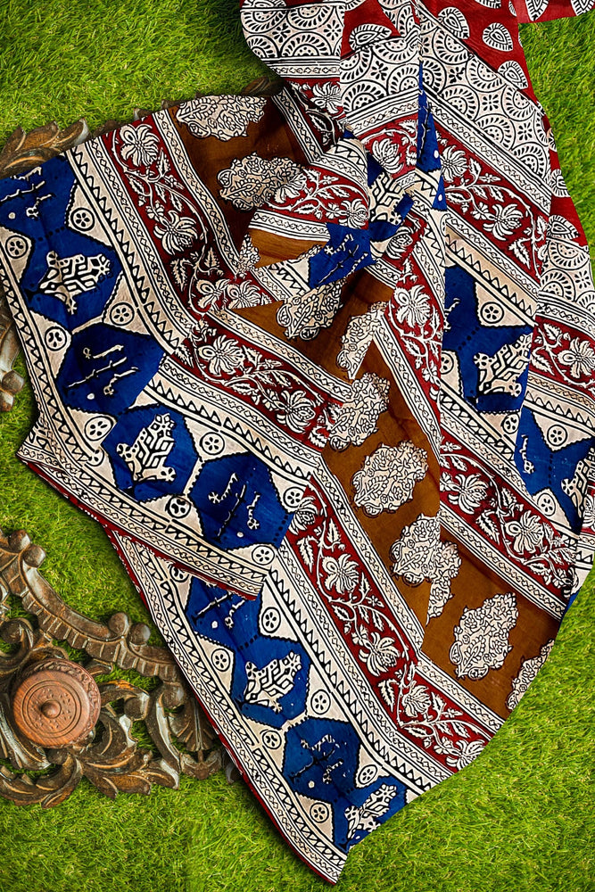 Hand Blockprinted Cotton Saree