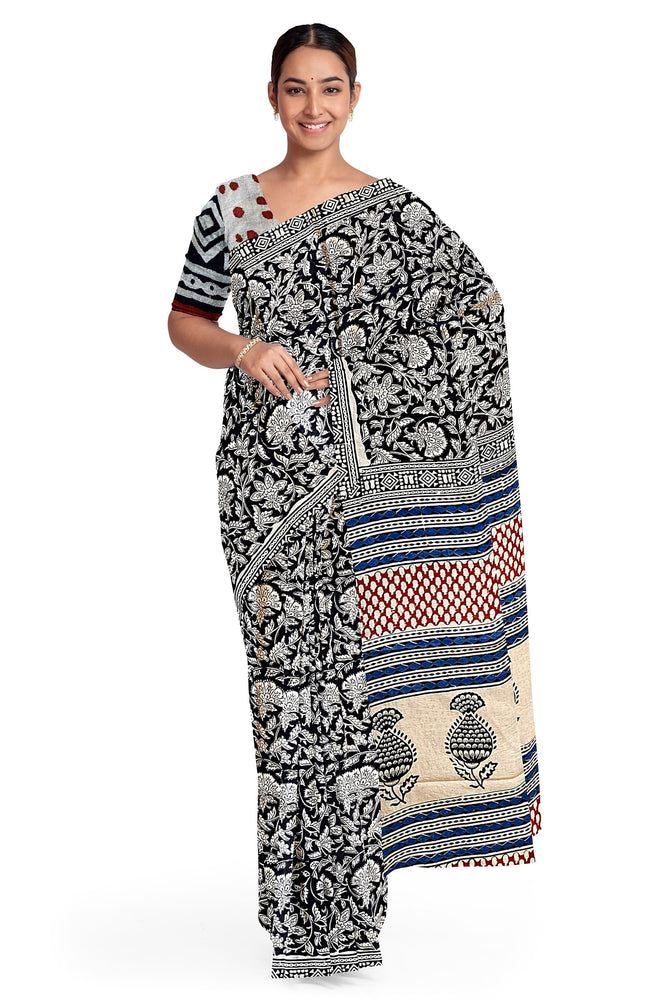 Hand Blockprinted Cotton Saree