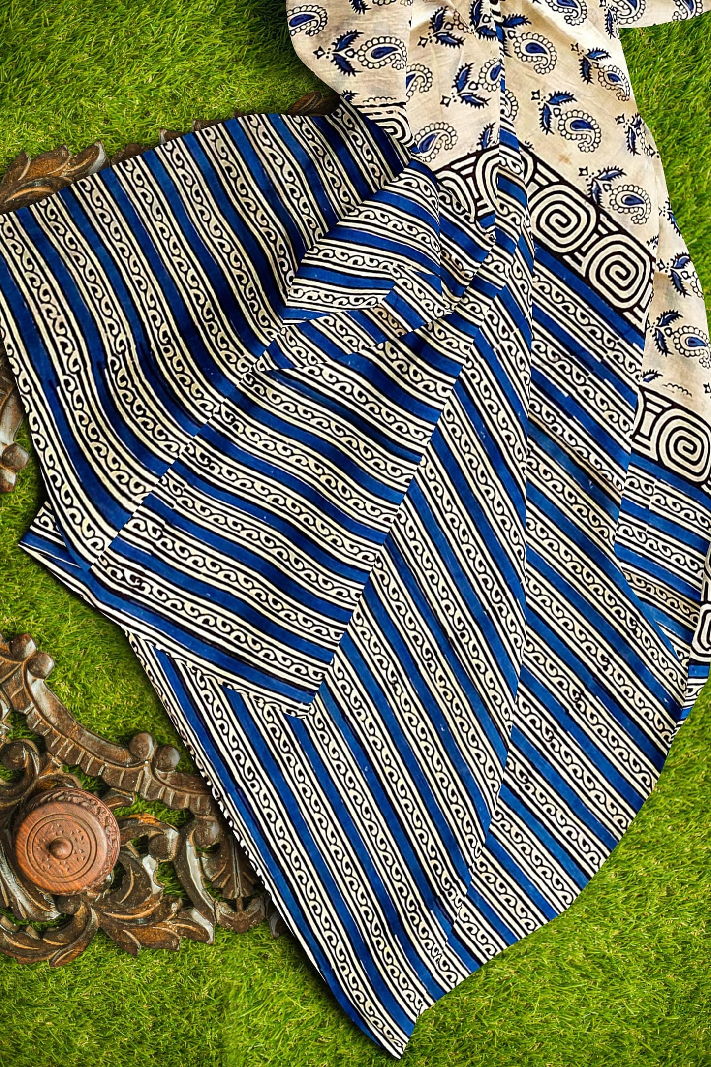 Hand Blockprinted Cotton Saree