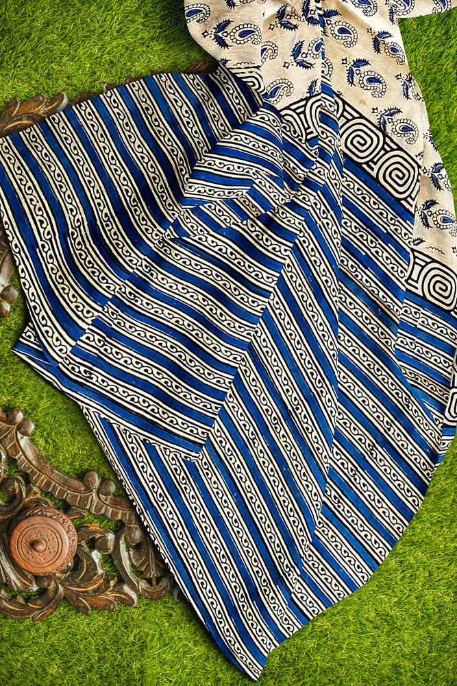 Hand Blockprinted Cotton Saree