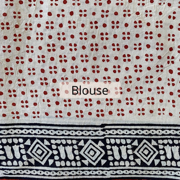 Hand Blockprinted Cotton Saree