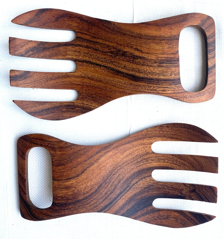 Mango wood salad server(set of 2)