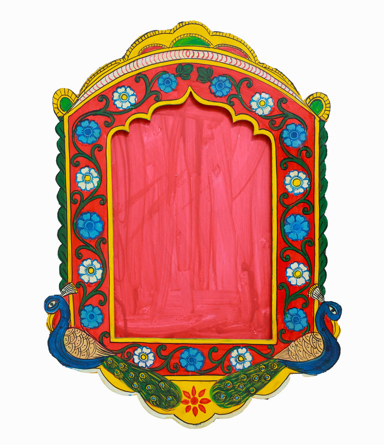 Wooden Handpainted frame from Bassi Chittorgarh