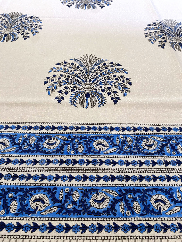 Hand Blockprinted Cotton Double Bedsheet With Pillow Covers